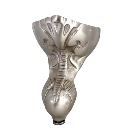 Aqua Eden NHVCTZT8 4 Pieces (Set) Tudor Tub Feet, Brushed Nickel NHVCTZT8